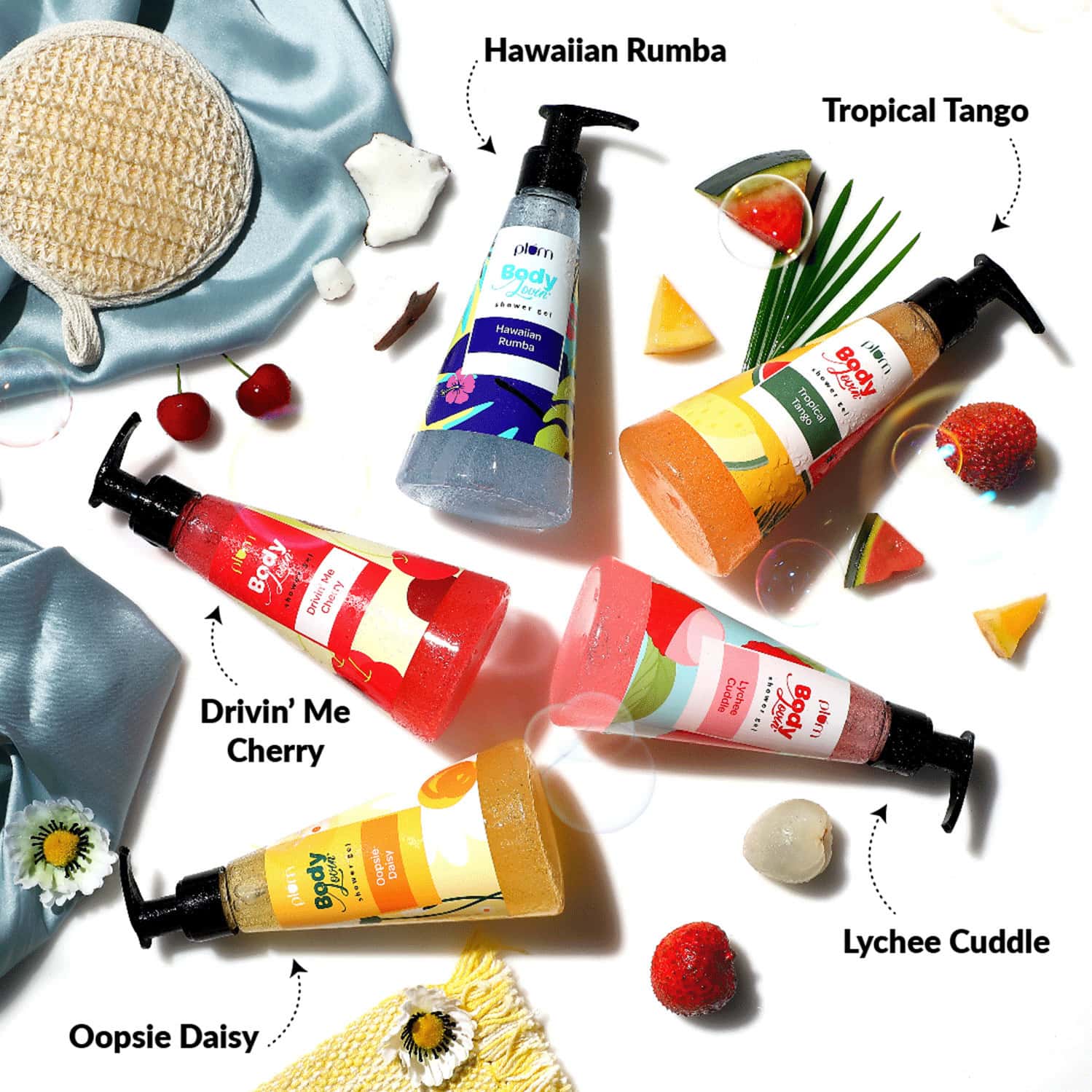 Buy PLUM BODYLOVIN LYCHEE CUDDLE SHOWER GEL 240 ML Online & Get Upto