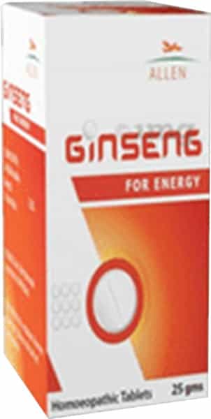 Allen Laboratories Ginseng For Energy Tablet 25Gm Pack Of 2