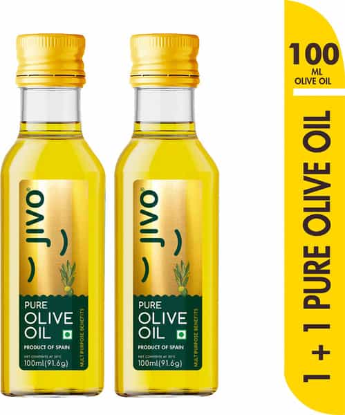Jivo Pure Olive Oil Chemical Free Used For Cooking And Skin Treatment-200Ml