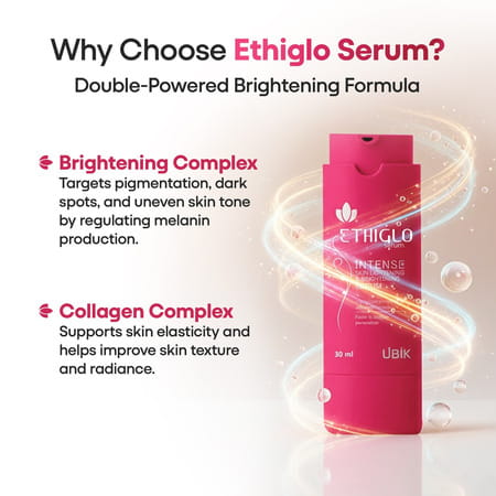 Ethiglo Intense Skin Lightening & Brightening Bottle Of 15ml Serum