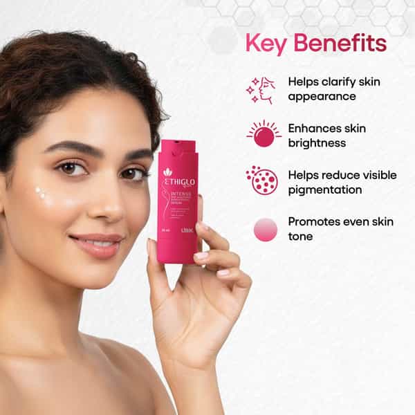Ethiglo Intense Skin Lightening & Brightening Bottle Of 15Ml Serum