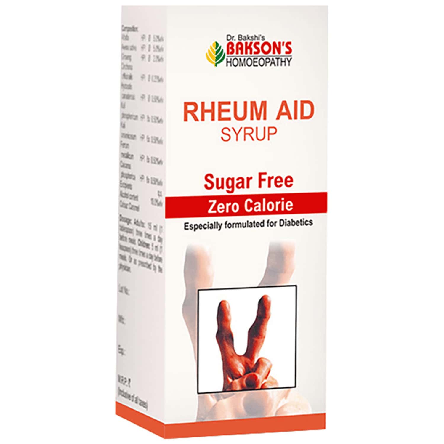 Baksons Homoeopathy Rheum Aid Syrup Sugar Free 115 Ml