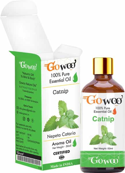 Go Woo 100% Pure Catnip Oil Virgin & Undiluted 50 Ml