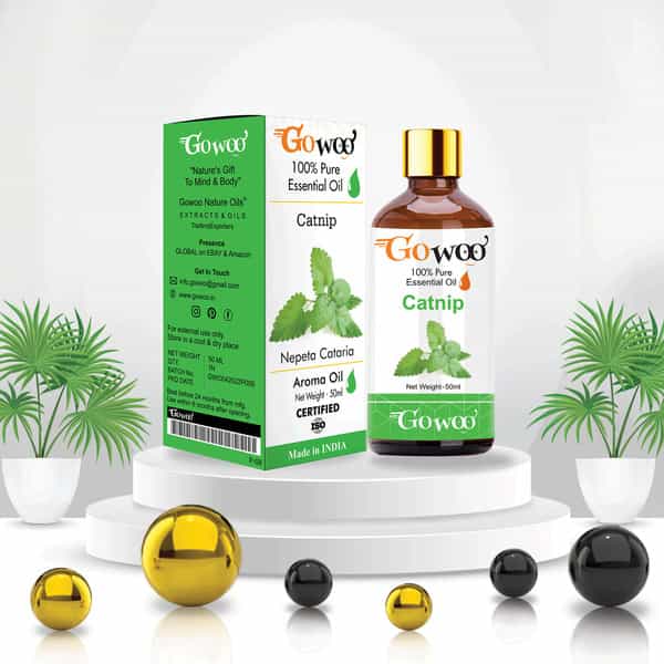Go Woo 100% Pure Catnip Oil Virgin & Undiluted 50 Ml