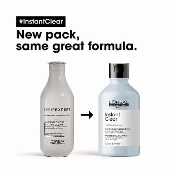 L'oreal Professionnel Instant Clear Purifying Anti-Dandruff Shampoo | 300Ml