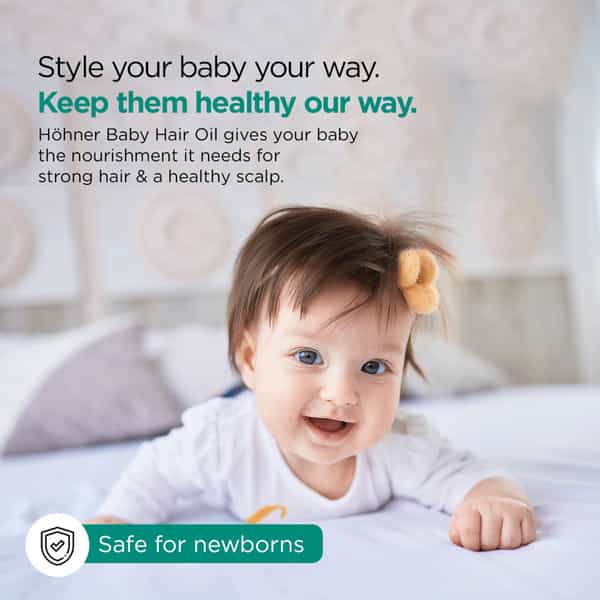 Hohner Baby Hair Oil | 100% Natural Non-Sticky With No Paraben Mineral Oil And Phthalate|100Ml