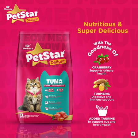 Petstar Kitten Tuna - Dry Young Cat Food (400G)