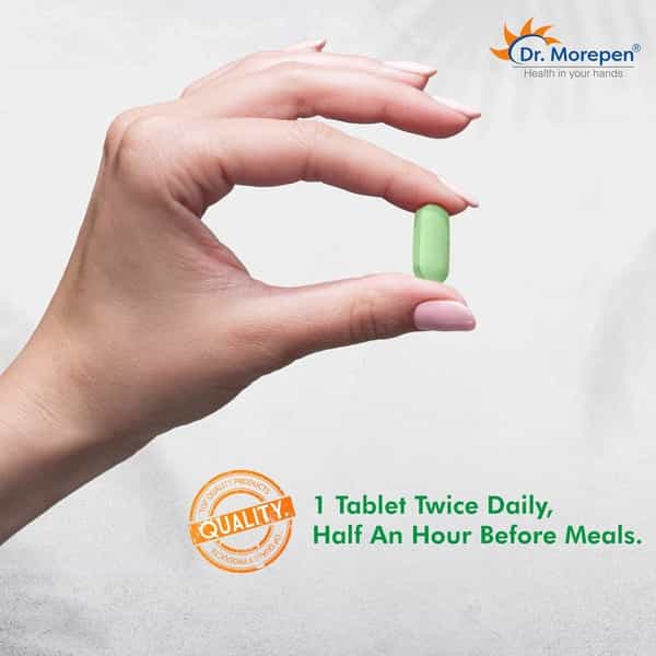 Dr. Morepen Wheat Grass Superfood Tablets 1000Mg - 60 Tablets