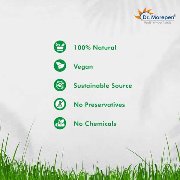 Dr. Morepen Wheat Grass Superfood Tablets 1000Mg - 60 Tablets