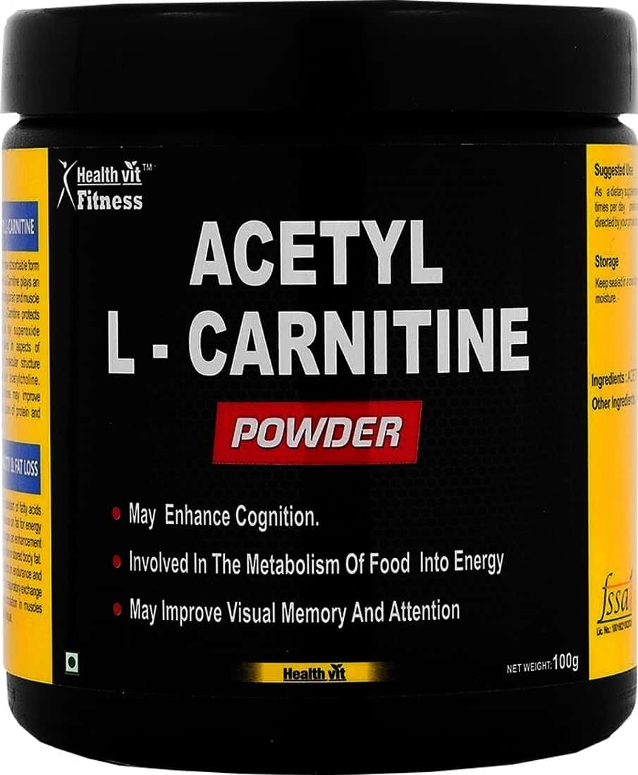 how to take l carnitine liquid Buy HEALTHVIT FITNESS ACETYL L - CARNITINE POWDER