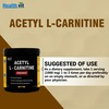 Healthvit Fitness Acetyl L - Carnitine Powder - 100Gm