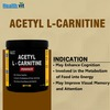 Healthvit Fitness Acetyl L - Carnitine Powder - 100Gm