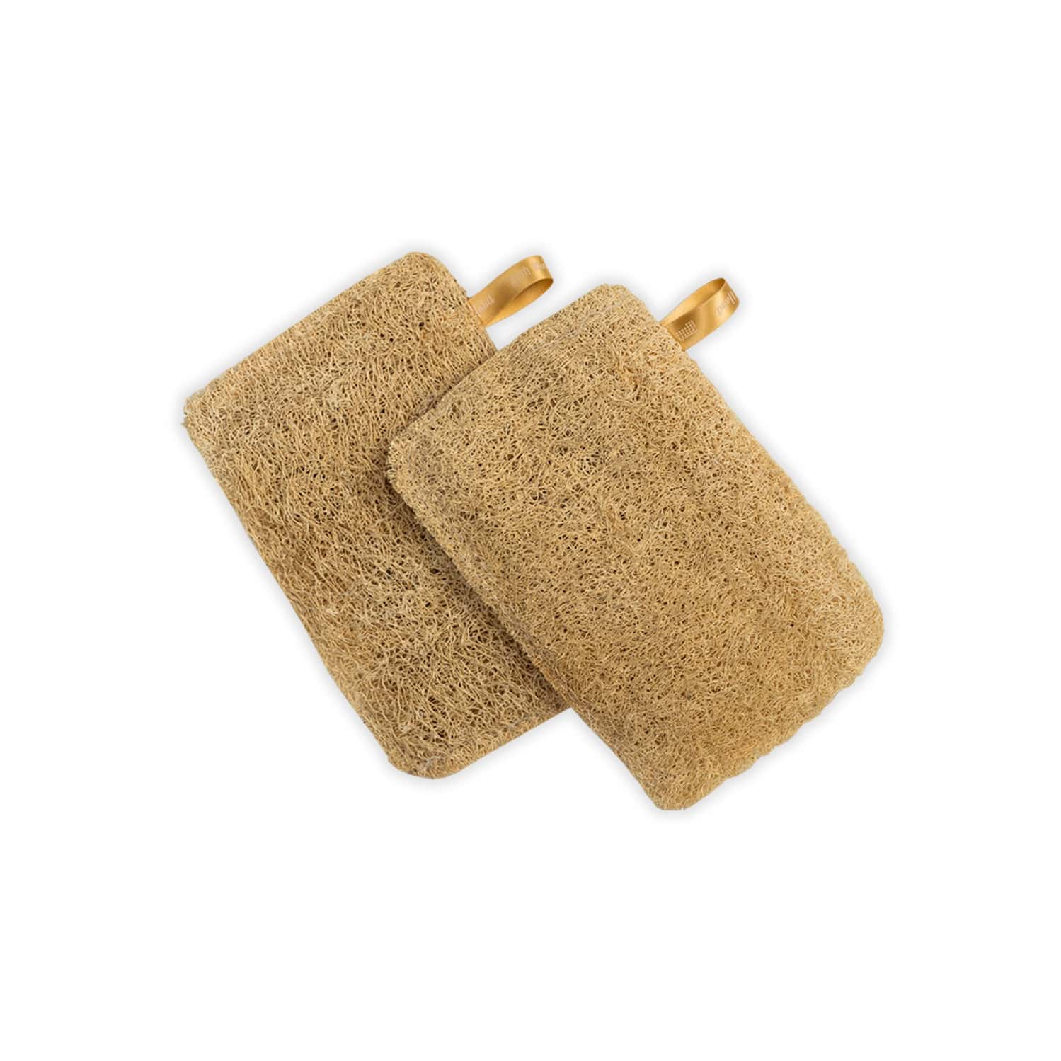 Nat Habit Natural Sun Dried Bath Loofah Sustainable Handmade Pack Of 2