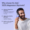 Hk Vitals Magnesium Glycinate (1682Mg) 60 Tablets | For Better Sleep Quality & Muscle Recovery