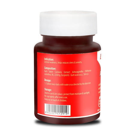 Baidyanath Ashwagandha General Wellness Tablets 60 Tablets