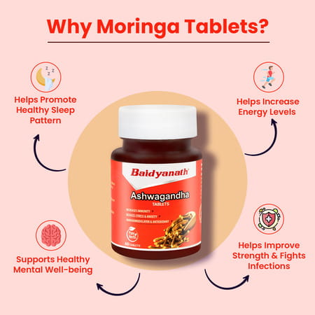 Baidyanath Ashwagandha General Wellness Tablets 60 Tablets