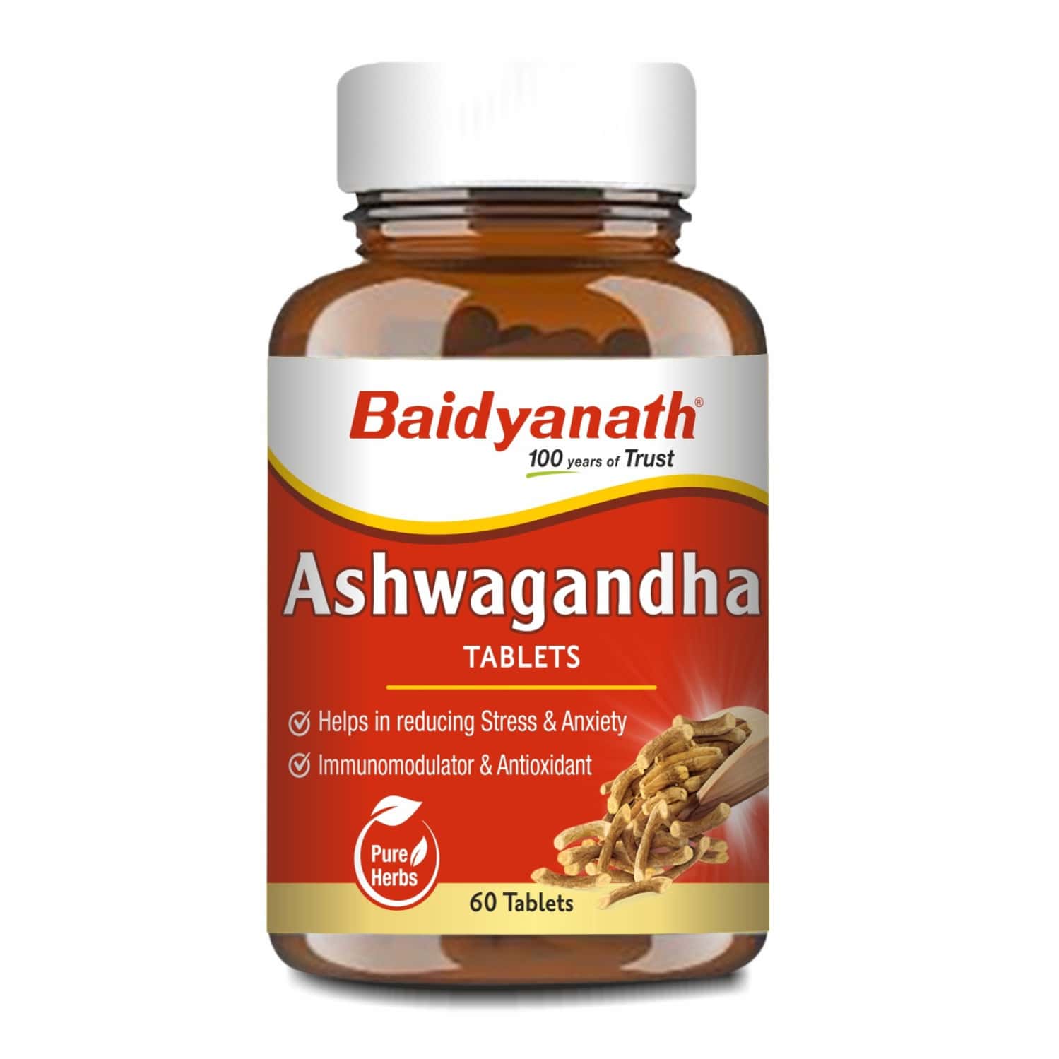 Baidyanath Ayurved Ashwagandha Tablets 60s | General Wellness Support