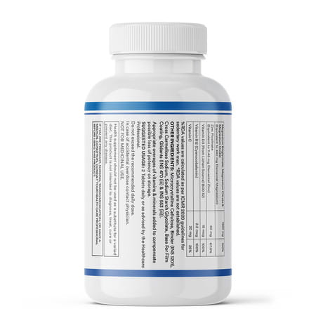 Inlife Magnesium Supplement 2000mg | For Sleep Focus Muscles Immunity - 60 Tablets