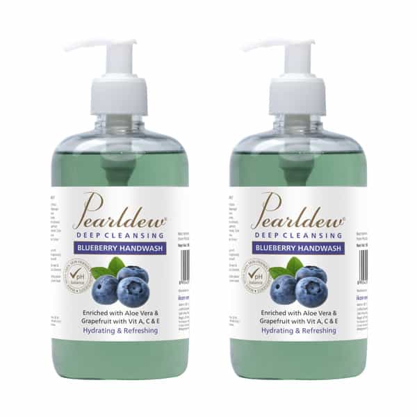 Pearldew Deep Cleansing Blueberry Hand Wash 500 Ml | Neem & Tulsi (Pack Of 1)