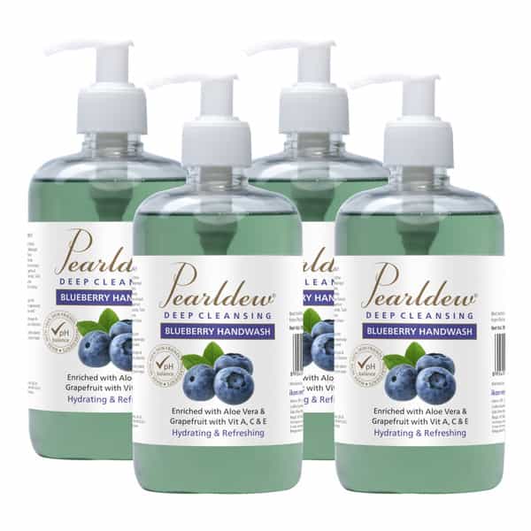 Pearldew Deep Cleansing Blueberry Hand Wash 500 Ml | Neem & Tulsi (Pack Of 1)