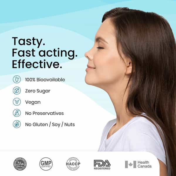 Wellbeing Nutrition Melts Throat Relief For Irritation And Pain Relief 30 Strips