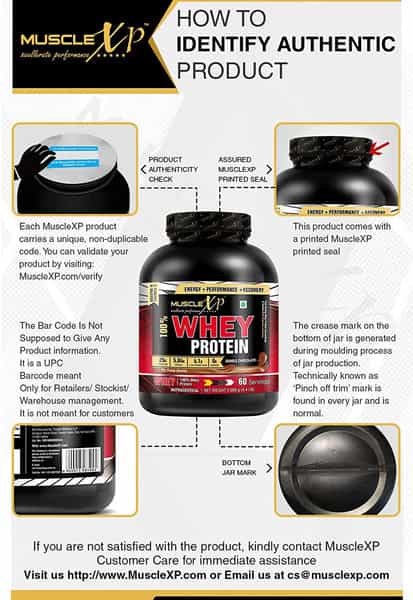 Musclexp 100% Whey Protein (New Whey Gold Standards) - 2Kg (4.4 Lbs) Double Chocolate