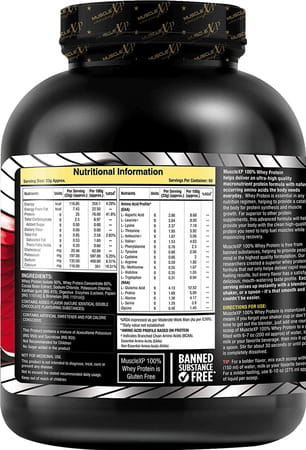 Musclexp 100% Whey Protein (New Whey Gold Standards) - 2kg (4.4 Lbs) Double Chocolate