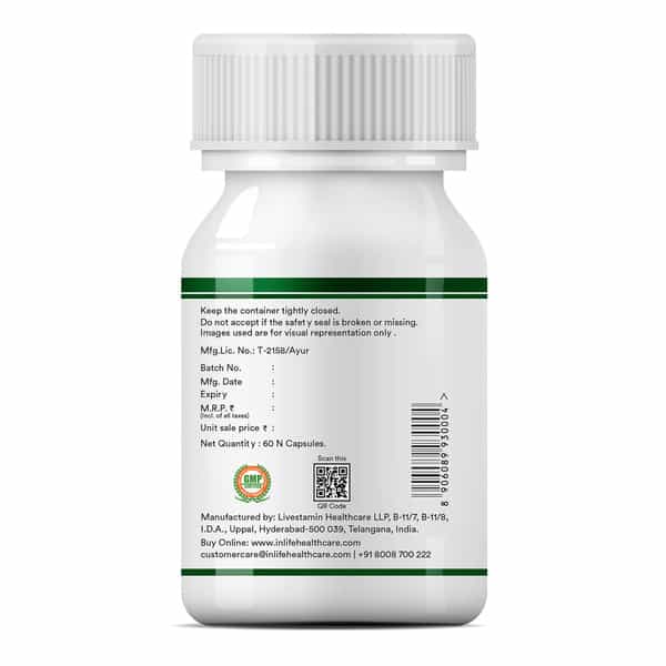 Inlife Karela Extract Supplement Tablet 500 Mg - 60 Vegetarian Capsules