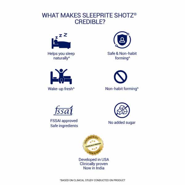 Sleeprite Shotz Fusion Berry (Pack Of 4) Bottle Of 60 Ml