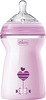 Chicco Natural Feeling Feeding Bottle 6m+ 330 Ml Pink