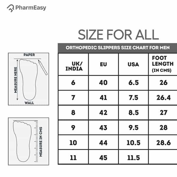 Pharmeasy Orthopaedic And Diabetic Slippers -Sandy Beige-Uk6 -Women