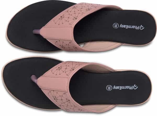 Pharmeasy Orthopaedic And Diabetic Slippers -Sandy Beige-Uk6 -Women