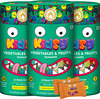 Mom & World Kidsy Vegetables & Fruits Gummies For Kids-30 (Mixed Fruit Flavoured) (Pack Of 3)