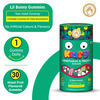 Mom & World Kidsy Vegetables & Fruits Gummies For Kids-30 (Mixed Fruit Flavoured) (Pack Of 3)