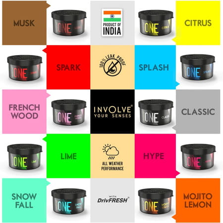 Involve One French Wood Organic Car Perfume - Fiber Air Freshener - Interior Car Perfume - Ione07