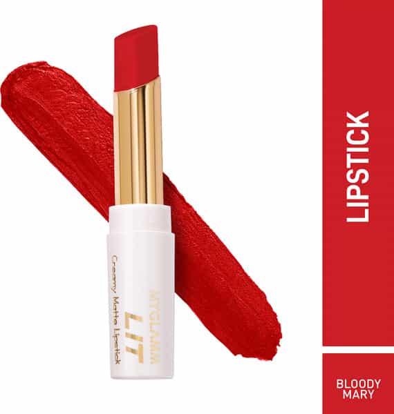 Myglamm Lit Creamy Matte Lipstick-Bloody Mary