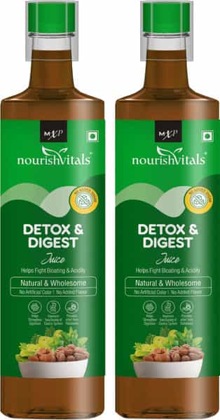 Nourishvitals Detox & Digest Juice | 500Ml (Pack Of 2)