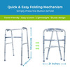 Everactiv Aluminium Walker | 8 Level Height Adjustable
