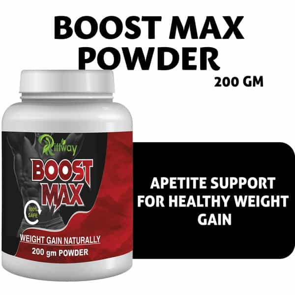 Riffway Boost Maxx Weight Gain Powder Say Goodbye To The Struggle Of Underweight Concerns (3X200gm)