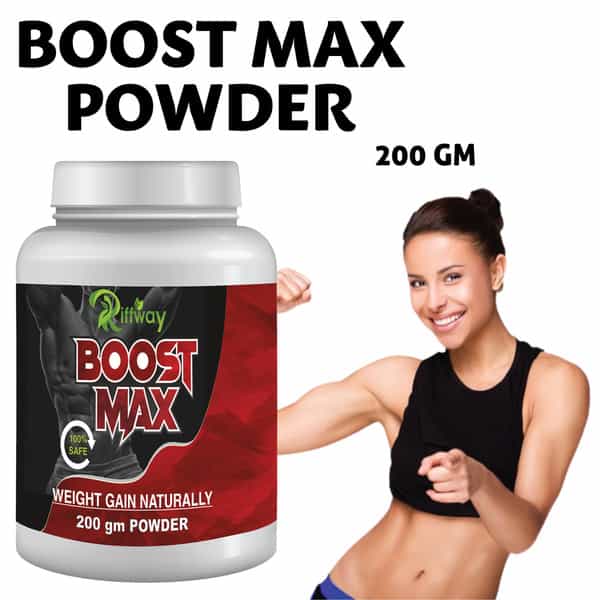 Riffway Boost Maxx Weight Gain Powder Say Goodbye To The Struggle Of Underweight Concerns (3X200gm)