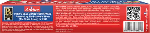 Anchor All Round Protection Toothpaste 150Gm