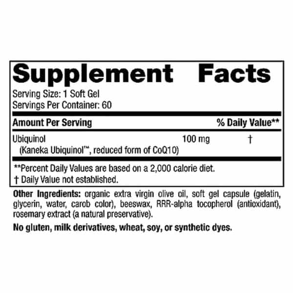 Nordic Naturals 100 Mg Ubiquinol Coq10 Coenzyme Q10 Cardioton Strawberry Flavour 60 Softgels