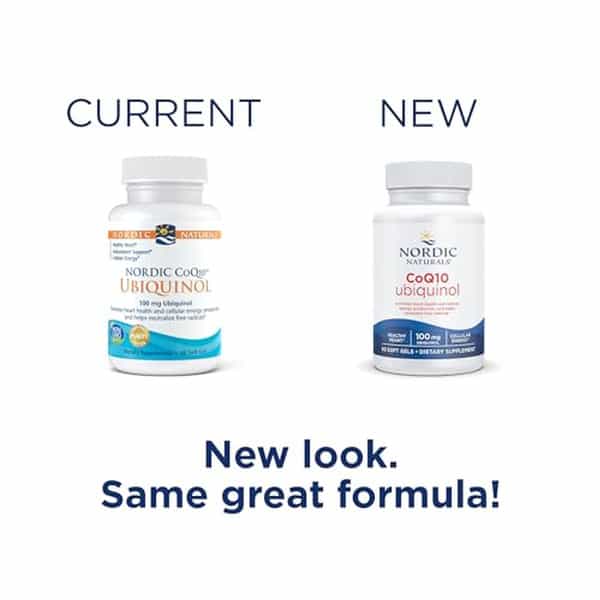 Nordic Naturals 100 Mg Ubiquinol Coq10 Coenzyme Q10 Cardioton Strawberry Flavour 60 Softgels