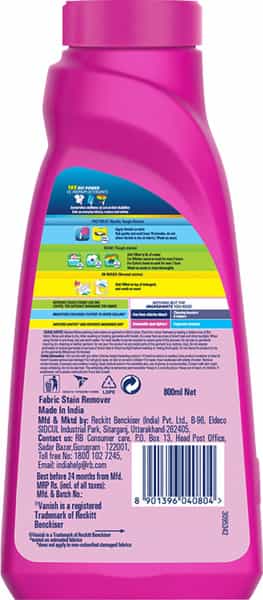 Vanish Oxi Action Stain Remover Liquid - 800Ml