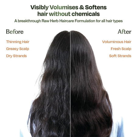 Sacred Grove 100% Raw Herb Gentle Hair Cleanser (Non-Lather) - 250 Ml