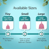 Floren Reusable Menstrual Cup For Women With Pouch |Fda Approved( Tiny ) - Pack Of 2