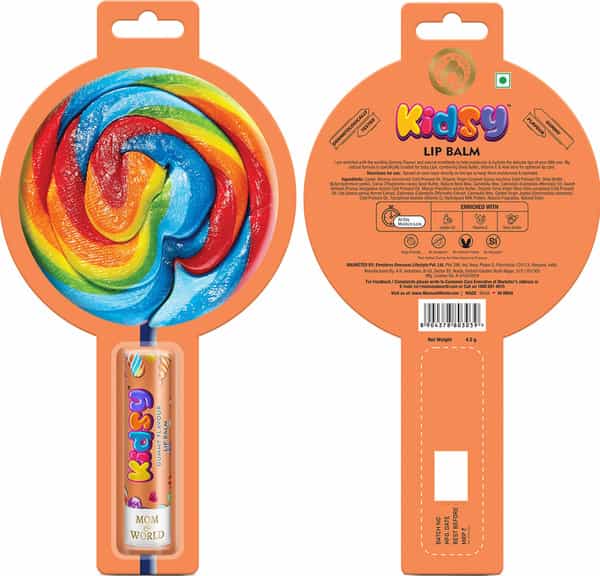 Mom & World Kidsy Natural Marshmallow Lip Balm Kidsy Natural Gummy Floss Lip Balm 13.5 G