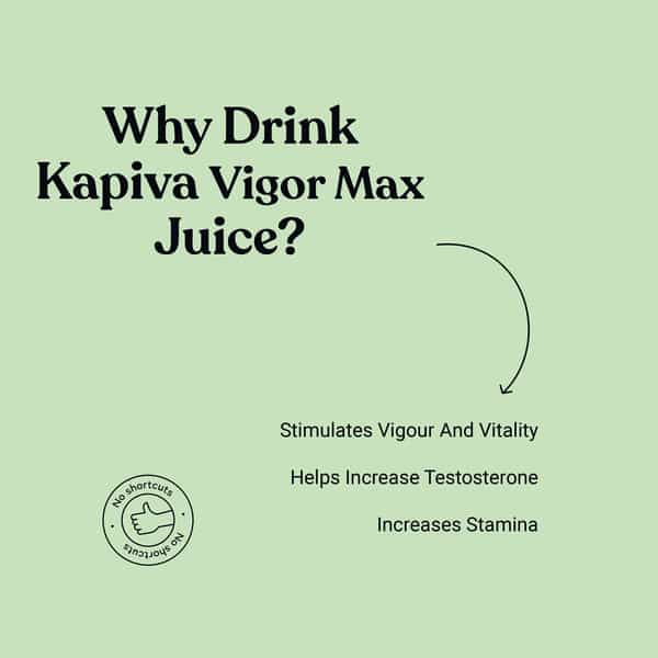 Kapiva Vigor Max Juice 1L | 7 Potent Ayurvedic Herbs For Vigour And Vitality