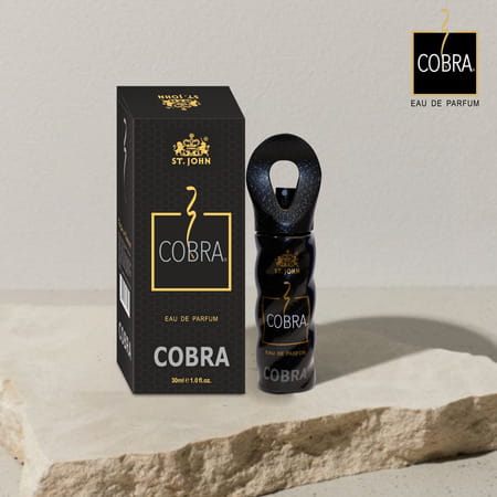 St.John Cobra Live 150ml*2 & 30ml Deodorant Spray & Perfume For Men Pack Of 3
