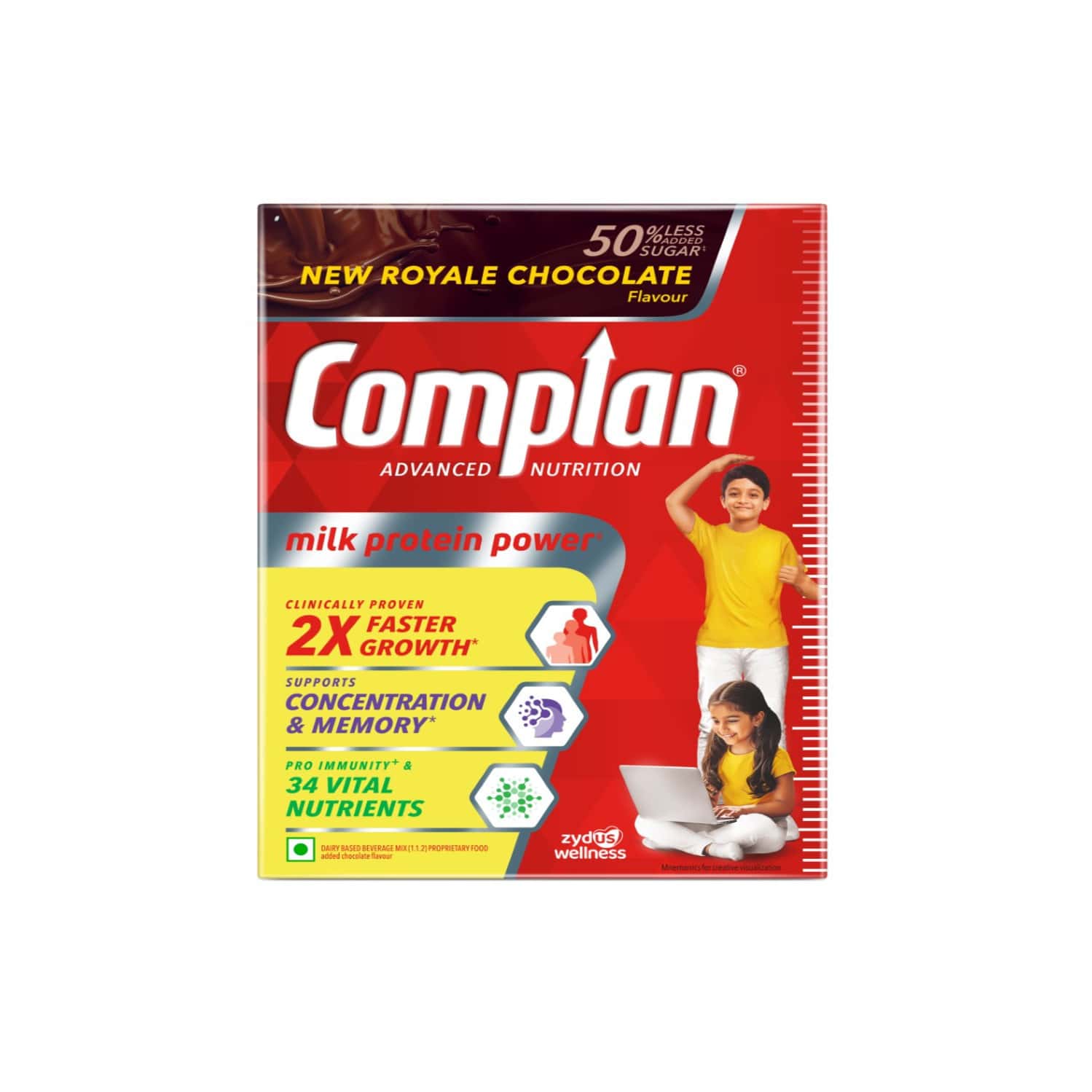 Complan Nutrition And Health Drink Royale Chocolate 200g Refill Box